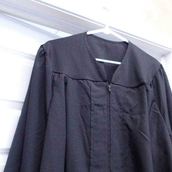 Black Graduation Gown - Picture 4 of 4